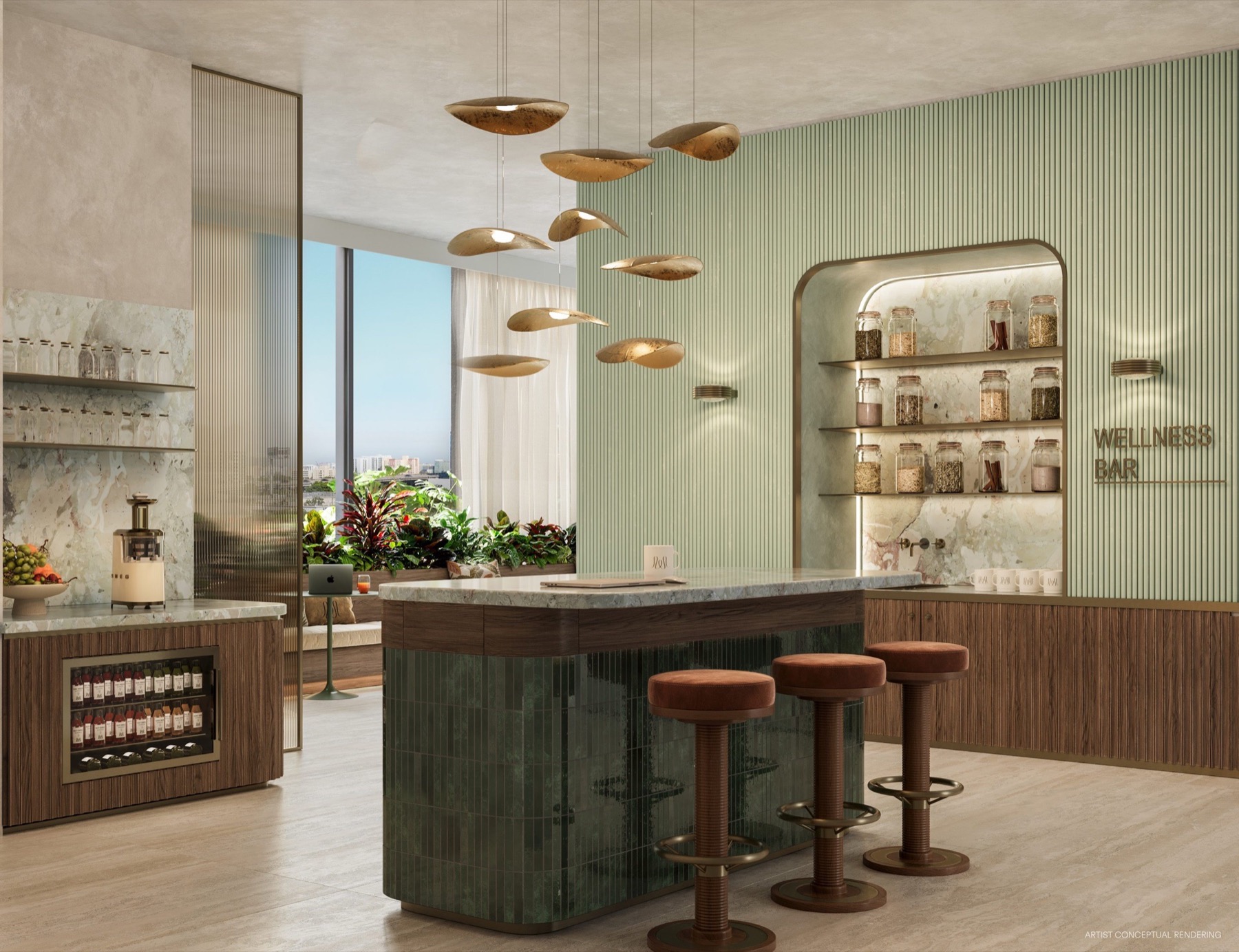 Juice bar and pantry